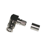 BNC Male Right Angle connector by Times for the LMR-400 cable series