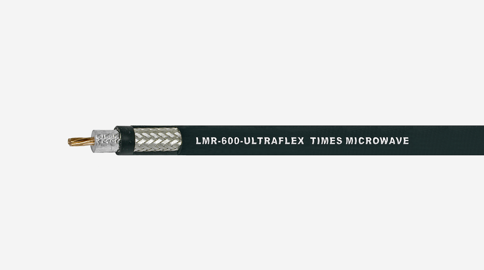 UltraFlex LMR600UF Coax Cable Double Shielded with Black TPE Jacket