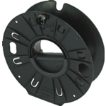 Cordwheel® - Large, Black spool with Black centre handle