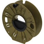 Cordwheel® - Large, Olive green spool with Black centre handle