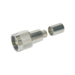 UHF Male Straight Plug connector by Times for the LMR-400 cable series