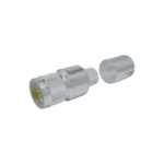 UHF Male Straight Plug connector by Times for the LMR-600 cable series