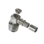 N Type Male Right Angle connector by Times for the LMR-400 cable series