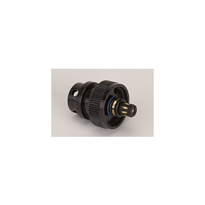 Miniature Rear Panel Mount Waterproof Plug w/Locking Ring mates with all AJ-117 Series