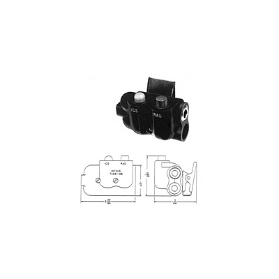 Telephone Jack Two Switches Biaxial Shielded